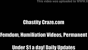 See the world through the eyes of chastity with this point of view footage