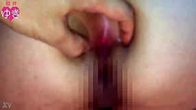 asshole spread masturbation in japanese anal scene