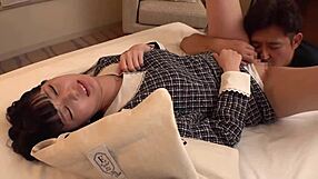 Watch this Japanese amateur give intense blowjob and get fucked hard