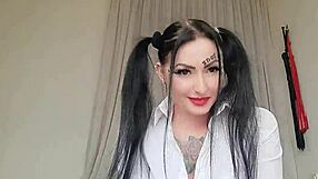 Dirty Boy Swallows Dominatrix Nika's Spit