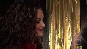 Husband watches wife and girlfriend fuck in threesome after cheating