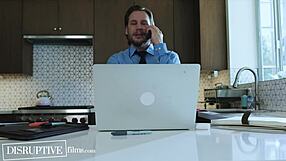 College jock caught in taboo gay porn