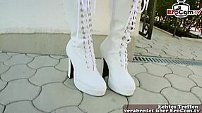 Brunette Milf Screams from Huge Cock in Anal and Vaginal Action!