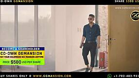 Latina redhead slaps big ass in lesbian scene