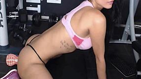 Hot Latina's Intense Dirty Webcam Workout