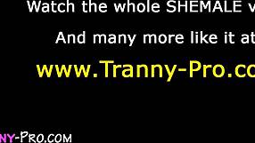 Ladyboy Krijgt Harde Neukpartij En Facial Cumshot