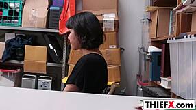 want to see a teen thief taking officer's hard dick at work