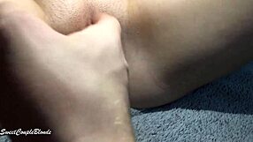 hey, fingering miley grey's sweet pussy roughly