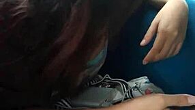 Ninja-Boobs Burst Out in Voyeur Tit Exposure!