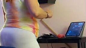 Hotwife steffi pink pussy dance