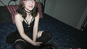 Does sweet brunette Riri with cat ears crave throat fucking and ass banging?