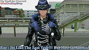 Can You Handle This Anime Girl's Fierce Fight And Ballbusting Action?