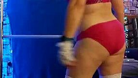 Hotwife steffi pink pussy dance