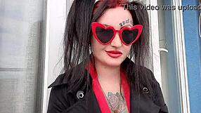Cigarette fetish performed by Mistress Nika