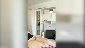 Sugarnadya Removes Hair From Experienced Hottie's Trimmed Pussy On Webcam