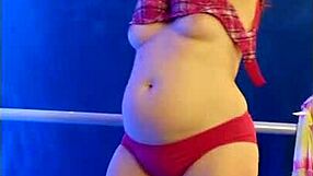 Hotwife steffi pink pussy dance