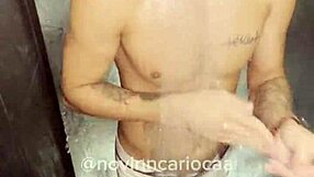 Hey dude, check this famous tiktok twink taking a steamy shower fully clothed till he's bare!