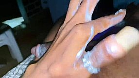 creaming my dick with masturbation