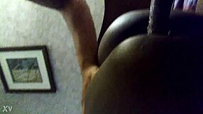 super wet pussy gets pounded hard by big cock on the floor