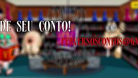 Teaching friend to cum in perverse tales