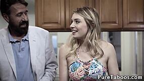 Teen Stepdaughter Blows Cock And Balls With Glamour!