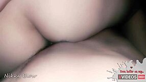 Amateur Couple Fucks Doggy Cum on Back POV