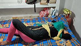 Nithya Rides Girlfriend in Desi Home Fuck