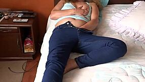 Jerk off and cum on my gorgeous stepmother's tits.