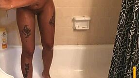 Angel Amoree showcases her ebony tattooed beauty