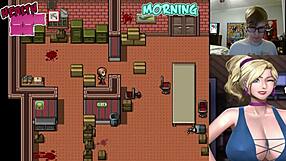 Serena bends over in uncensored hentai threesome to repel zombies with sex