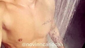 Hey dude, check this famous tiktok twink taking a steamy shower fully clothed till he's bare!