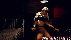 Teen BDSM slave has perfect clear video of her extreme gagging and bondage