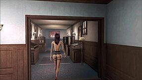 I can’t stop watching this Fallout 4 secretary strip