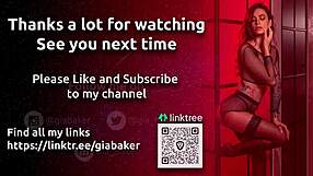 Gia Baker spits and squirts with dirty talk!