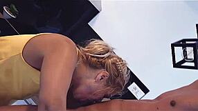 Did Vicky get a creampie from the postman?