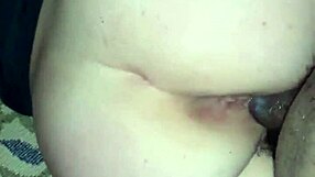 cum dripping on her ass and pussy