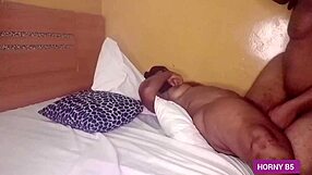 Horny Amateur Bent Over in Missionary and Doggystyle With Monster Cock!