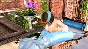 Asian cutie Cleopatra gets her ass fucked in 3D