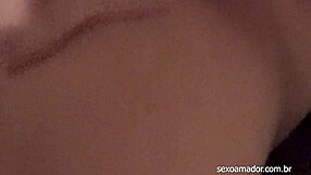 Home made video of a horny teen flaunting her big tits and getting fucked