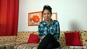 Meine Fotze 13: German Babe with Silicone Tits Teases Solo