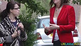 Oh, Stockings British Blowing Mature Teen In 3some With Monster Cock And Masturbation!