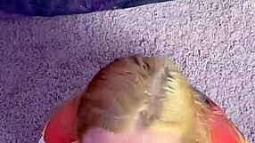 ebony captain marvel rides dildo