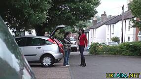 Oh, Stockings British Blowing Mature Teen In 3some With Monster Cock And Masturbation!