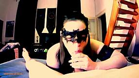 Big titted slut, suck me off and drink my cum.