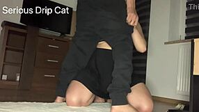 Hidden Camera Catches Sister Sucking Stepbrother's Cum