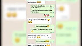 Gamer girl sends nudes via whatsapp and gets fucked