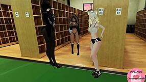 i get domintated by 3 hot girls feet in vrchat orgy