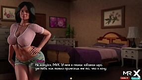 Pancuri MILF matang mandi pancuran gaya anime hentai MILF pancuri