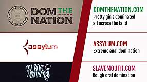 Bound teen in bdsm fetish session