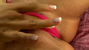 Beautiful brunette hottie in a stunning scene